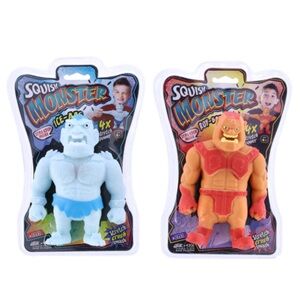 2-JA-RU Squish Monster 3.5"Tall Calming Stress Toy for Kids 4+ Roy-Botto/ICE-AAC